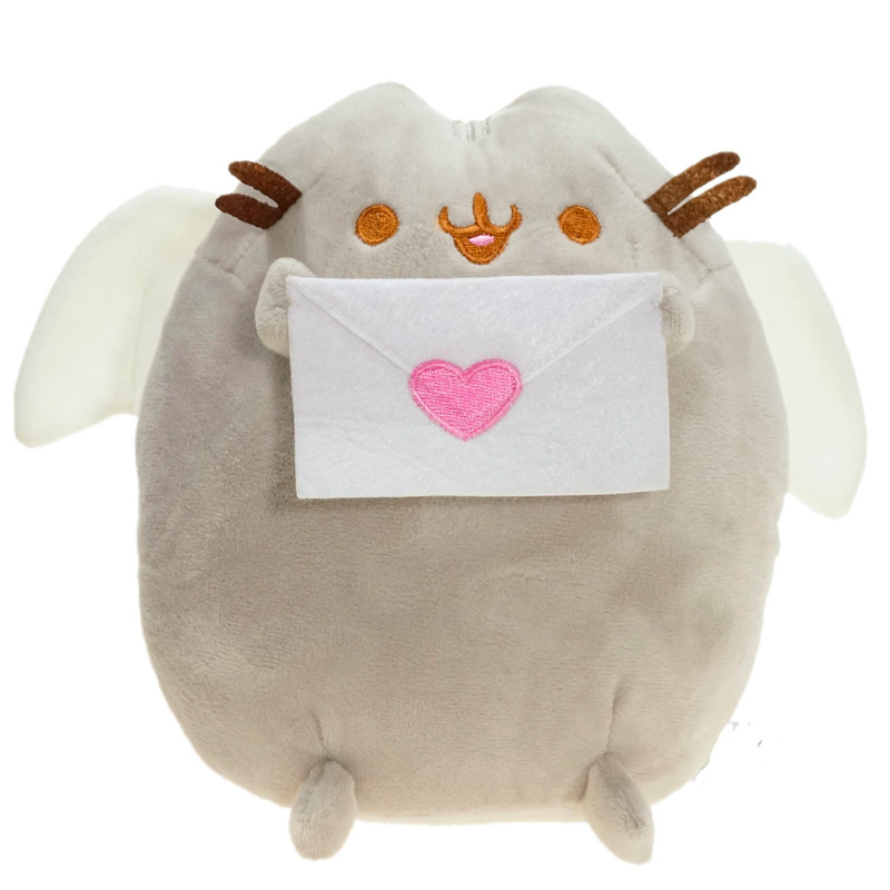 Іграшка Пушин кет Pusheen cat з листом м'яка іграшка для дітей (l_13601)