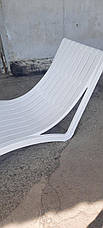 Шезлонг-хвіля (Slim sunlounger), арт. 087 Slim White, фото 5