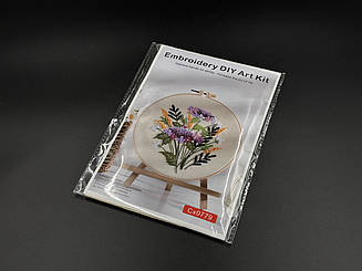 Набір для вишивки ГЛАД'Ю "Квіти"  20 см