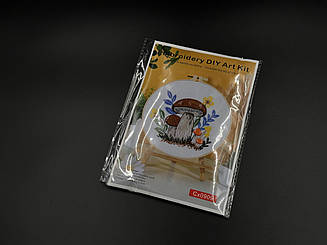 Набір для вишивки ГЛАД'Ю "Грибочки"  20 см