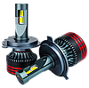 Світлодіодні лампи H4 "DriveX" 12 В 11500 лм/6000К/60 Вт/CSP3570 з кулером, фото 2
