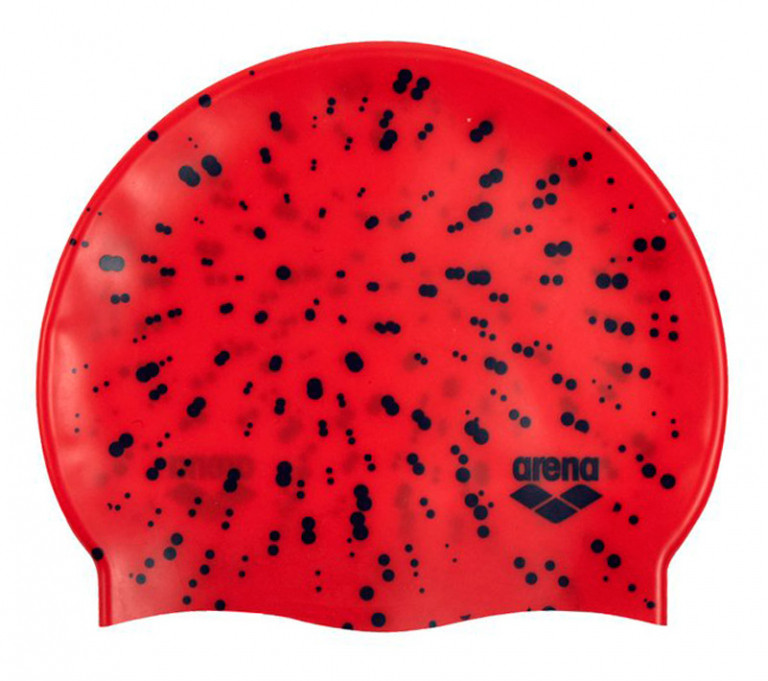 Шапочка для плавання Arena Print Jr (94171-232) Red дитяча, фото 1