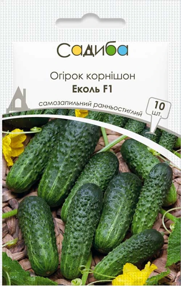 Огірок Еколь F1 10 насіння Syngenta
