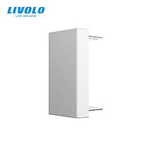 Механізм заглушка розетки Livolo сірий (VL-FCMB-1IP)