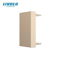 Механізм заглушка розетки Livolo золото (VL-FCMB-1AP)
