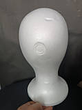 Біла жіноча голова манекен із пінопласту Б/В РОЗПРОДАЖ, фото 2