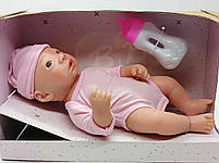 Ігровий набір BiBi «Пупс» силіконовий, (28 см) з пляшечкою XBY3378-11, фото 2