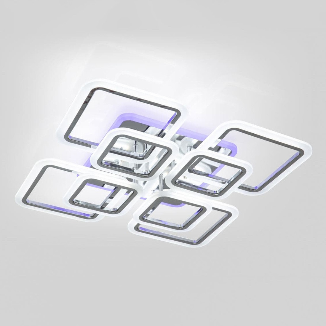Стельова LED люстра 195 Вт, для великих приміщень 18–25 м² A8060/4+4HR