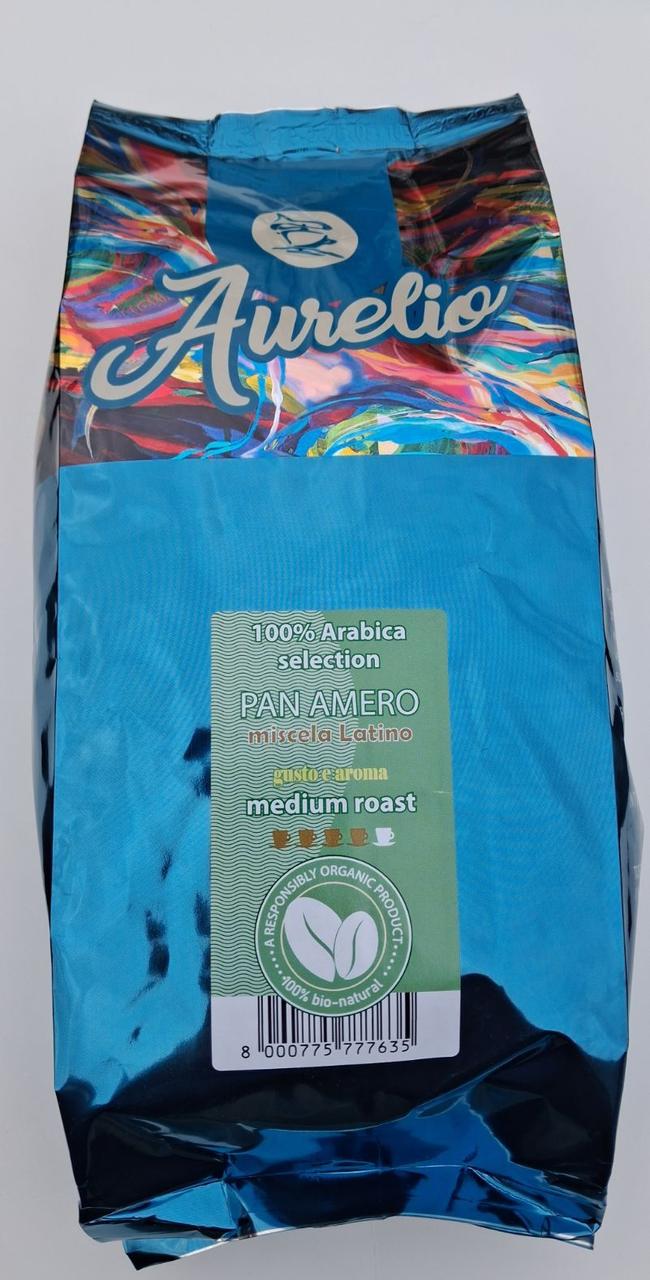 Кава Aurelio Pan Amero 100% Арабіка в зернах 1 кг