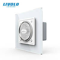 Bluetooth колонка Livolo білий скло (VL-C7-FCF-2WP)