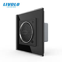 Bluetooth колонка Livolo чорний скло (VL-C7-FCF-2BP)