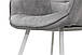Крісло Тандем (велюр світло-сірий), фото 6