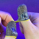 Ігрові напальчники з нейлоном FIX (1 пара 2 шт) для ігор на телефоні смартфоні планшеті pubg пабг пубг, фото 6