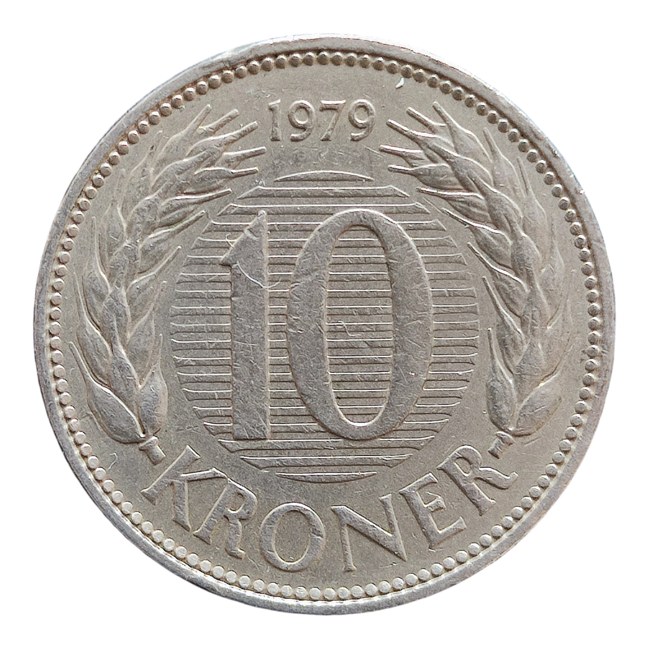 Данія 10 крон, 1979