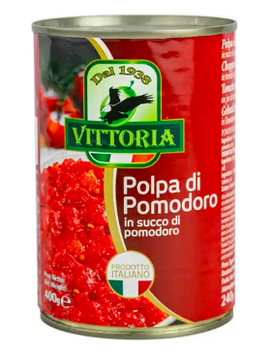 Помідори перетерті Vittoria Polpa di Pomodoro 400 г. Італія