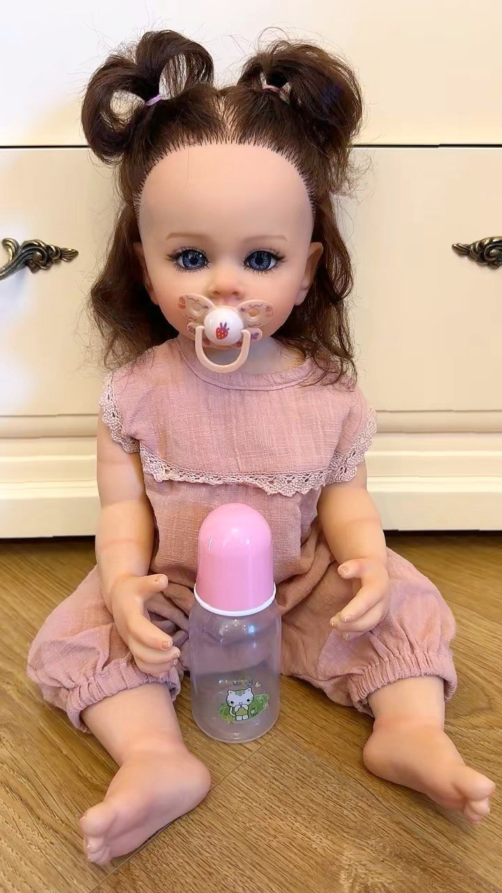 Лялька вінілова 55см, ручна робота, вишукана лялька для дівчинки, Reborn Baby Doll 25