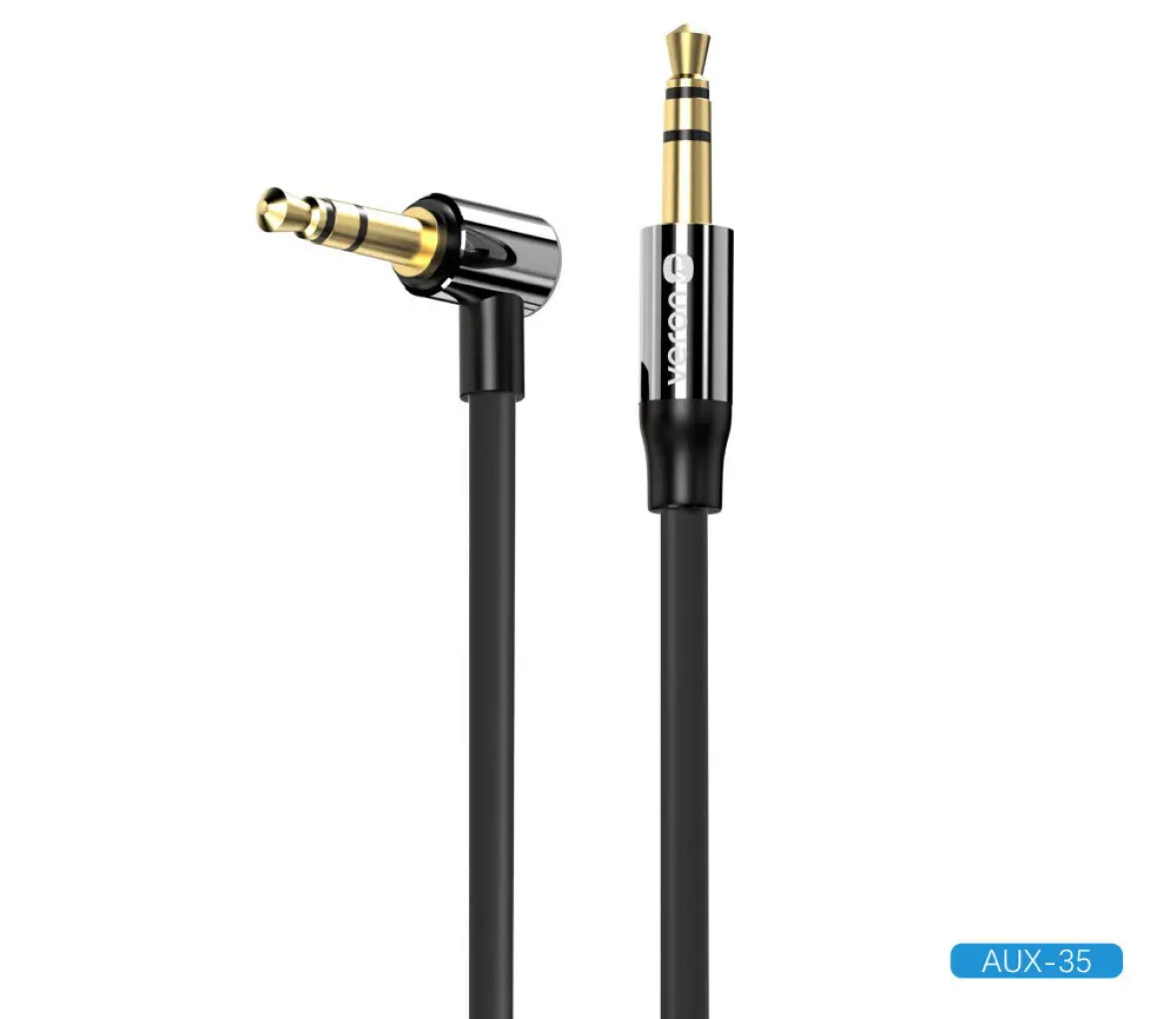 Кабель AUX Veron AUX35 (3.5mm-3.5mm) 1m Чорний