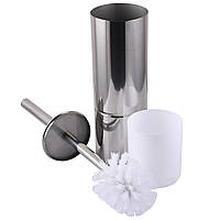 Йоржик для унітазу підлоговий HOTEC 16.601 Stainless Steel нержавіюча сталь