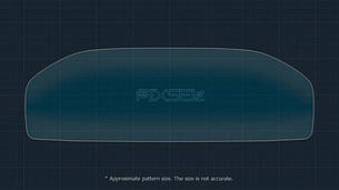 Захисне гібридне скло на приладову панель 12.6" MATT SKODA KODIAQ 2017 - 2024