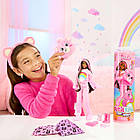 Barbie Cutie Reveal Care Bears Series Лялька Барбі Сюрприз у костюмі рожевого Ведмедика, фото 7