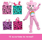 Barbie Cutie Reveal Care Bears Series Лялька Барбі Сюрприз у костюмі рожевого Ведмедика, фото 4
