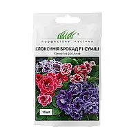 Глоксинія Брокад F1 махрова суміш, 10 драже