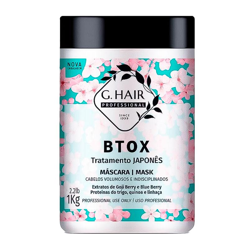 Холодний ботекс Inoar G.Hair B-tox Japones Tratamento Mask для відновлення волосся з амінокислотами, 1кг