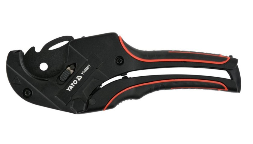 Труборіз, ножиці для різання ПВХ труб діаметром 0-42 мм, алюмінієвий корпус Yato YT-22271