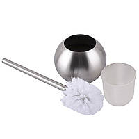 Йоржик для унітазу підлоговий HOTEC 16.607 Stainless Steel нержавіюча сталь