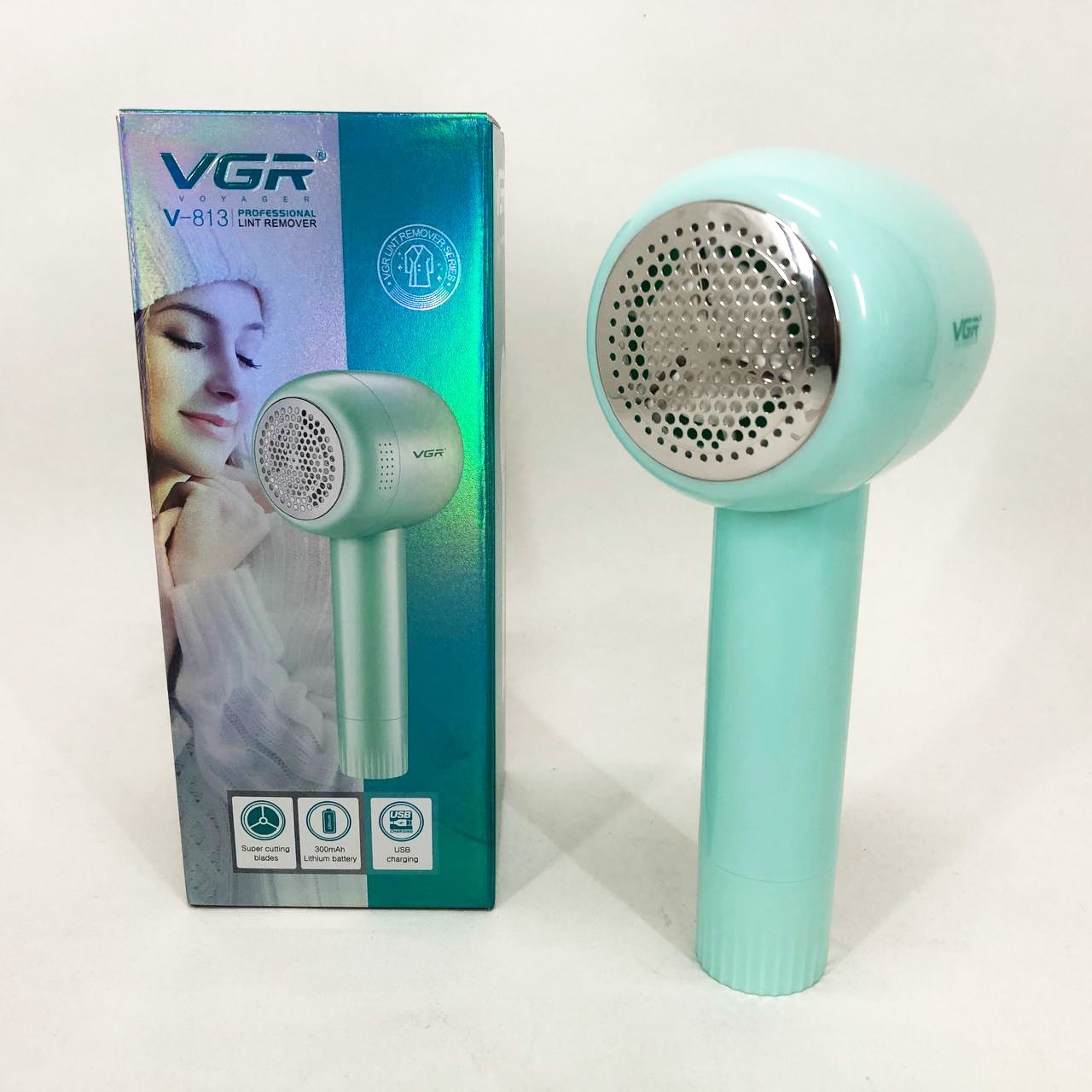 Машинка для катишків для вовняних виробів VGR, Видалення катишків Бритва-щітка одягу FY-44, фото 1