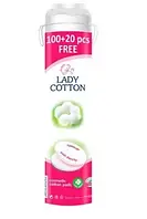 Ватні диски Lady Cotton, 100+20 шт