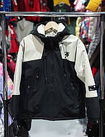 Чорна непромокальна демі куртка 11-16 л оверсайз для хлопчиків підлітків, дитяча практична весняна парка