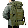 Тактичний рюкзак / туристичний похідний рюкзак 72х34х17см Eagle M13 80л Green, фото 6