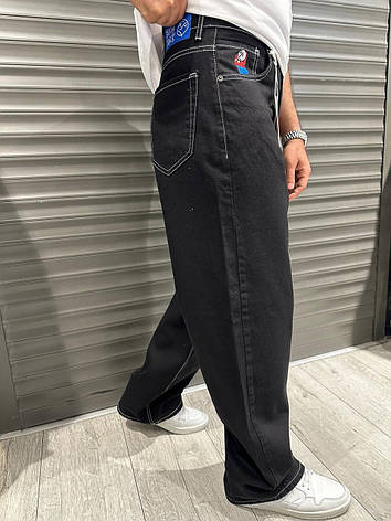 Чоловічі широкі джинси Baggy Big Boy чорні джинси Багі Туреччина, фото 3