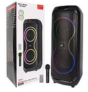 Музична колонка з бездротовим мікрофоном та пультом ZQS8210 Bluetooth, фото 10