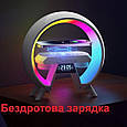 Лампа з аудіофункціями та зарядкою G-Lite, Розумний нічник з бездротовою зарядкою JY-54, фото 6