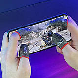 Ігрові напальчники довгі з нейлоном MW (3 пари 6 шт) для ігор на телефоні смартфоні планшеті pubg пабг, фото 8