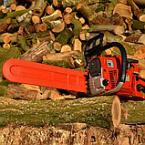 Пила бензинова HECHT45, 2-тактний, 45см3, 2,2к.с. 10800 об/хв, 1,6 кВт, шина 40 см, крок 0.325'', фото 9