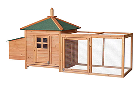 Курник HECHT OREO, 195 x 73 x 98 см, натуральна ялиця, з гніздовим ящиком