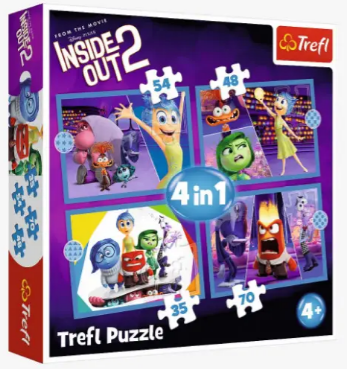 Пазли Trefl 4в1 Правило емоцій №34652(8)