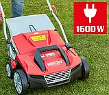 Аератор HECHT 1683 електричний  2 в 1, 1600Вт, для площі до 1000 м², кошик 48л, глибина аерації - 12 до 6 мм, фото 9