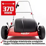 Аератор HECHT 1739  електричний 1700Вт, робоча ширина 36см, емність 50л, ножів 26шт, фото 7