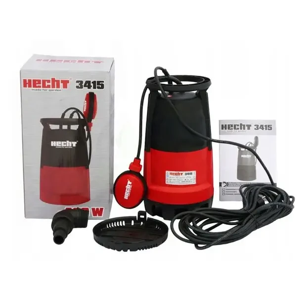 Погружний насос HECHT 3415, електричний, 230В/50 Гц, 400 Вт, 11500 л/год