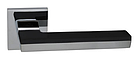 Дверна ручка GENRICH R77.722 CP / MBP хром/чорний, фото 3