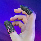 Напальчники з нейлоном DEER (1 пара 2 шт) для ігор на телефоні смартфоні планшеті pubg пабг пубг cod warzone, фото 3