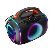 Музична колонка з бездротовим мікрофоном та пультом ZQS8210 Bluetooth, фото 9