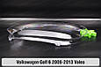 Скло фари VW Volkswagen Golf 6 Valeo (2008-2013) ліве, фото 4