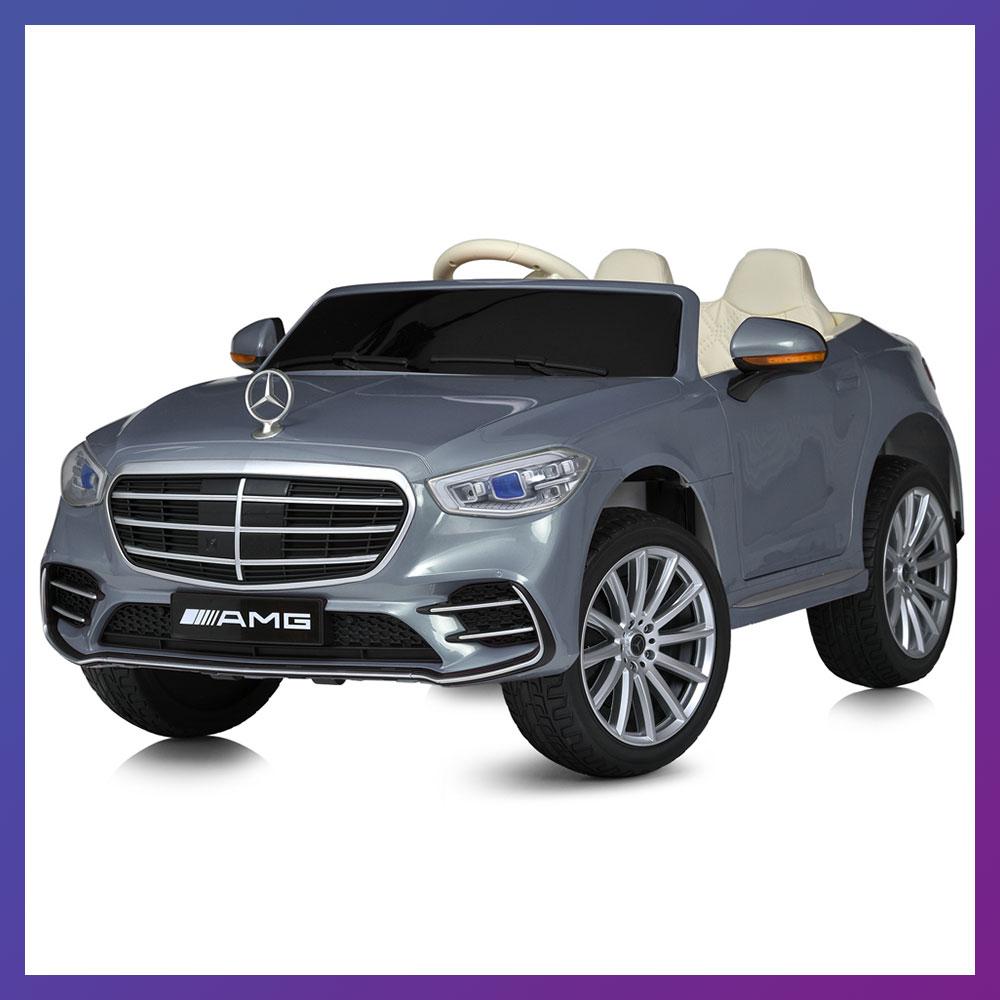 Дитячий електромобіль на акумуляторі Mercedes Maybach M 6020 з пультом р/у для дітей 3-8 років Сірий