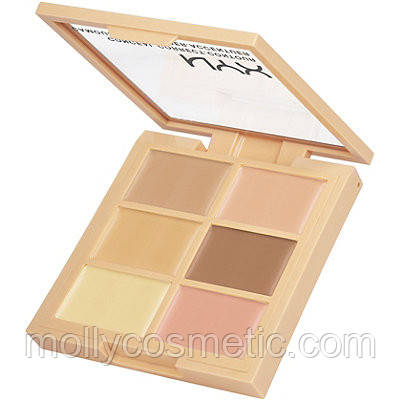 ПАЛІТРА КОРРЕКТИЧНИХ ЗАСІБ NYX PALETTE CONCEAL CORRECT CONTOUR (No3)