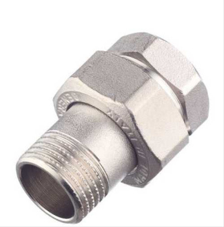 Американка General Fittings пряма нікельована 1/2" НВ